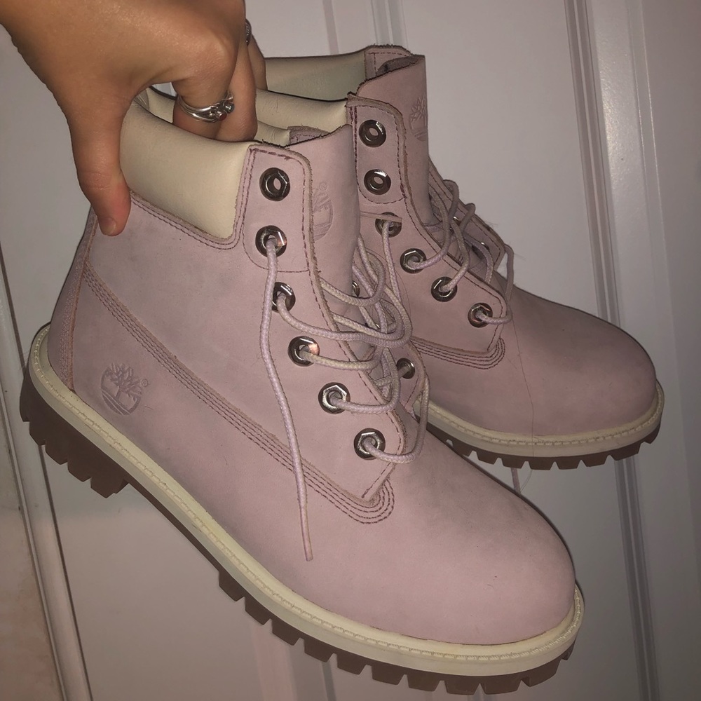 Pink timberlands